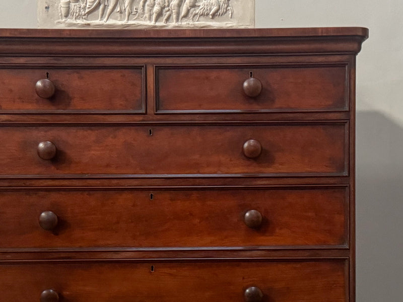 A Mid 19th Century Mahogany Chest of Drawers in the manner of Holland & Sons