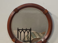 A Mid Century Mahogany Mirror