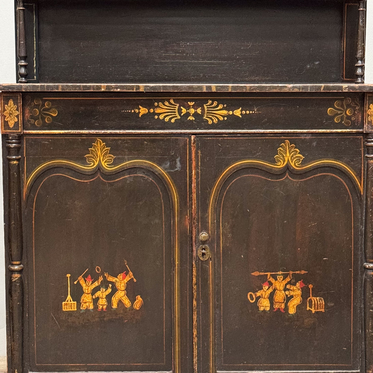 A Regency Chinoiserie Side Cabinet