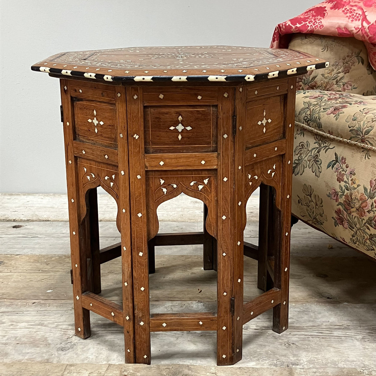 A Mid 19th Century Hoshiarpur Inlaid Table