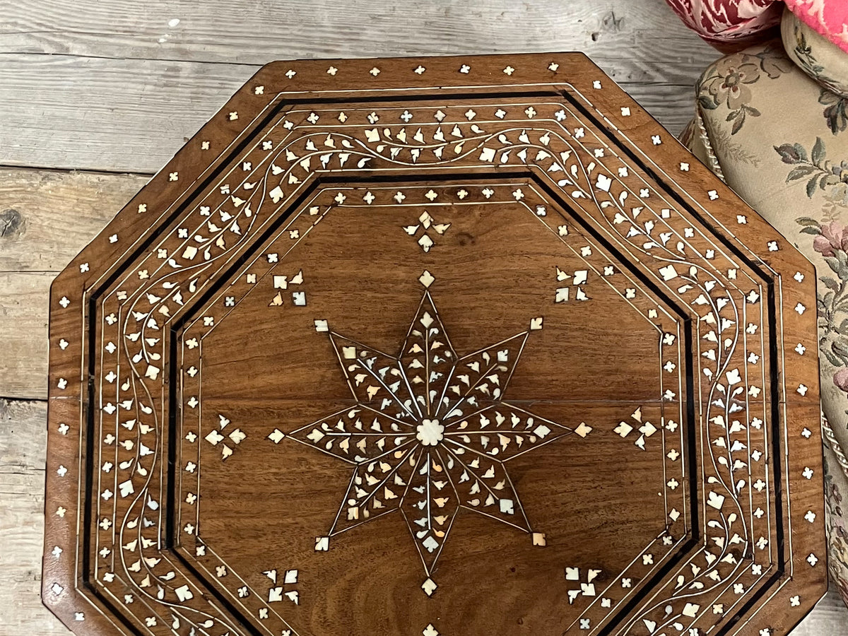 A Mid 19th Century Hoshiarpur Inlaid Table