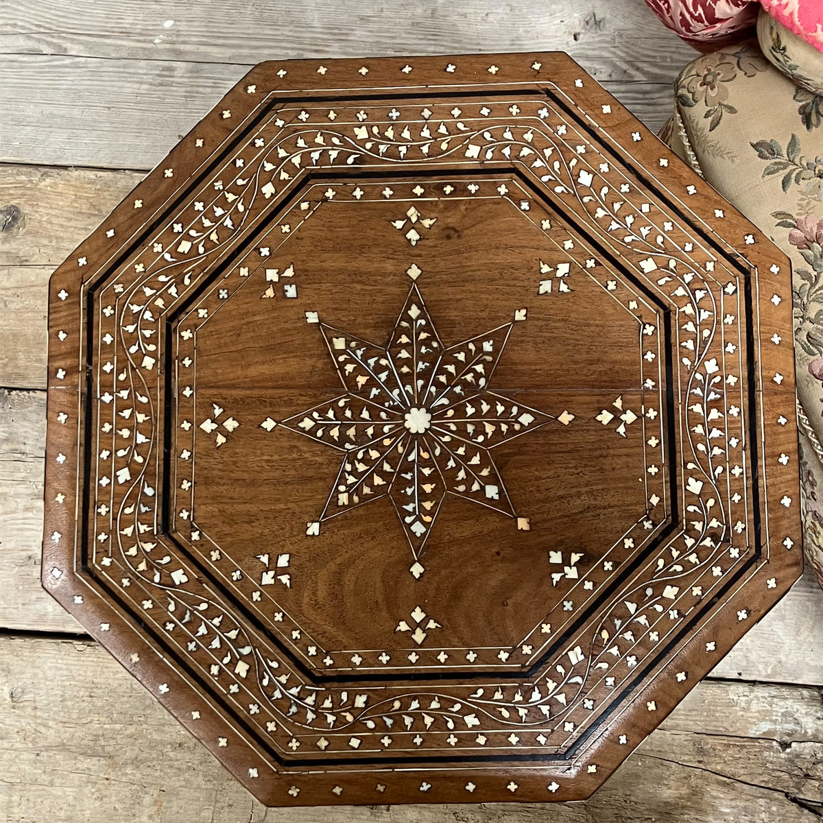 A Mid 19th Century Hoshiarpur Inlaid Table