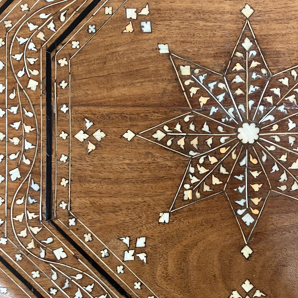 A Mid 19th Century Hoshiarpur Inlaid Table