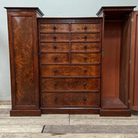 An Exceptional George IV Mahogany Compactum Wardrobe