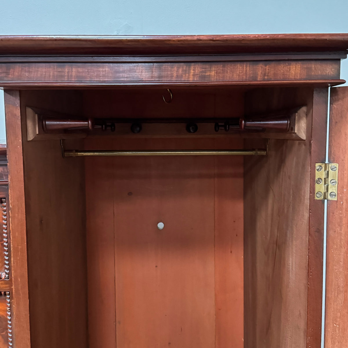 An Exceptional George IV Mahogany Compactum Wardrobe