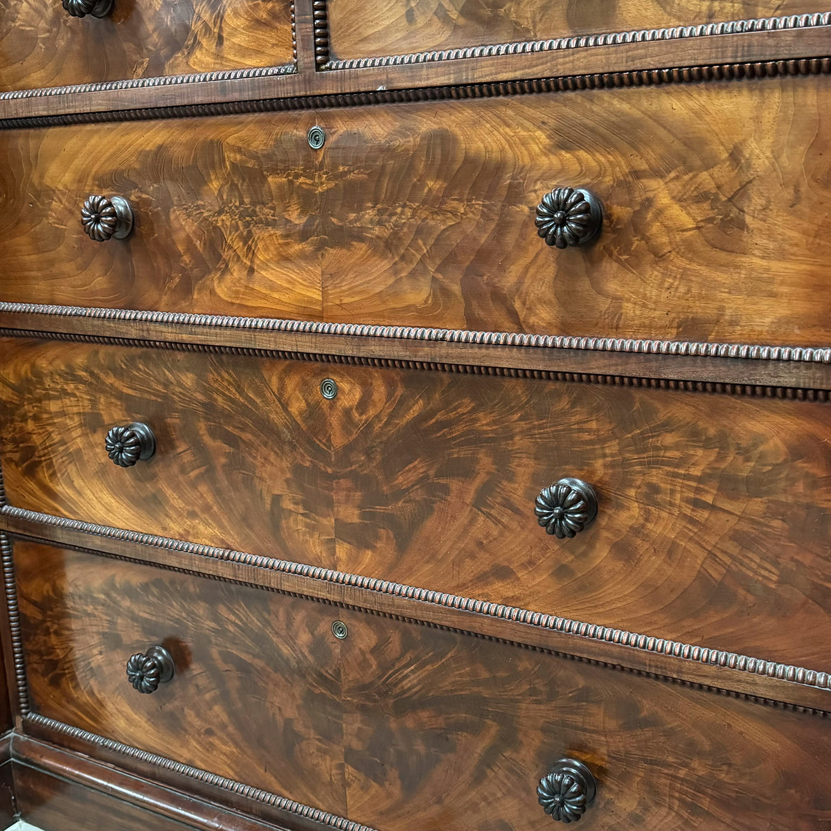 An Exceptional George IV Mahogany Compactum Wardrobe