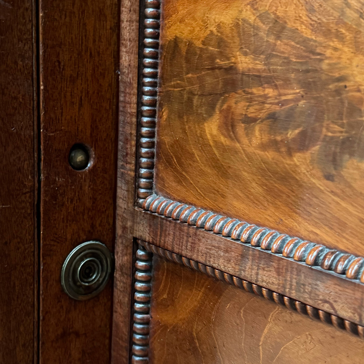 An Exceptional George IV Mahogany Compactum Wardrobe