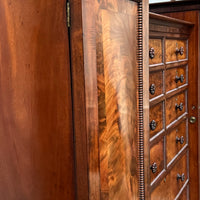 An Exceptional George IV Mahogany Compactum Wardrobe