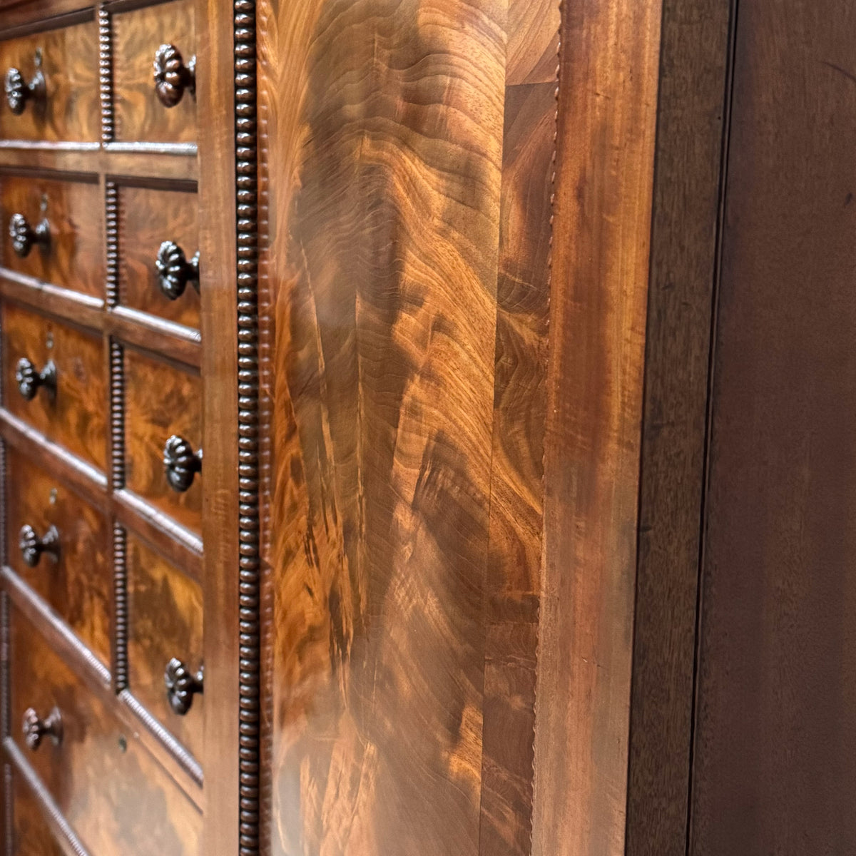 An Exceptional George IV Mahogany Compactum Wardrobe