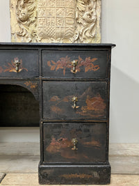 An Early 19th Century Chinoiserie Kneehole Desk