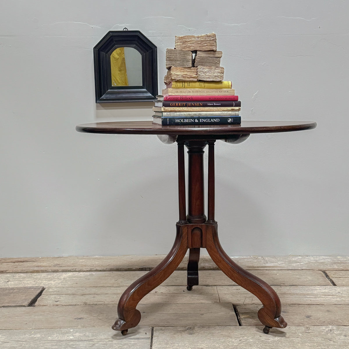 A George III Mahogany Tilt Top Table