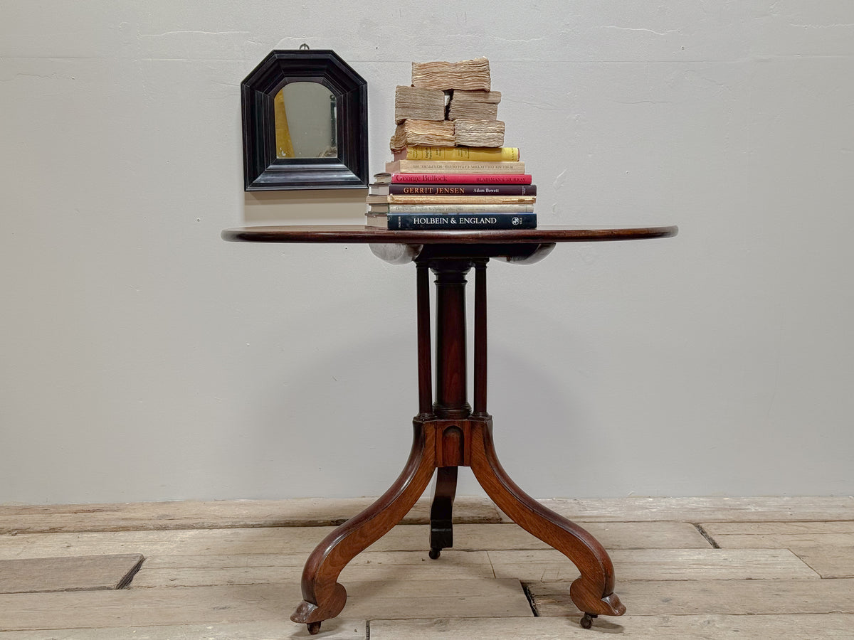 A George III Mahogany Tilt Top Table