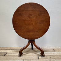 A George III Mahogany Tilt Top Table