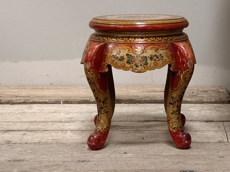 A Mid 19th Century Painted Kashmiri Low Table