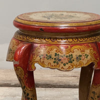 A Mid 19th Century Painted Kashmiri Low Table