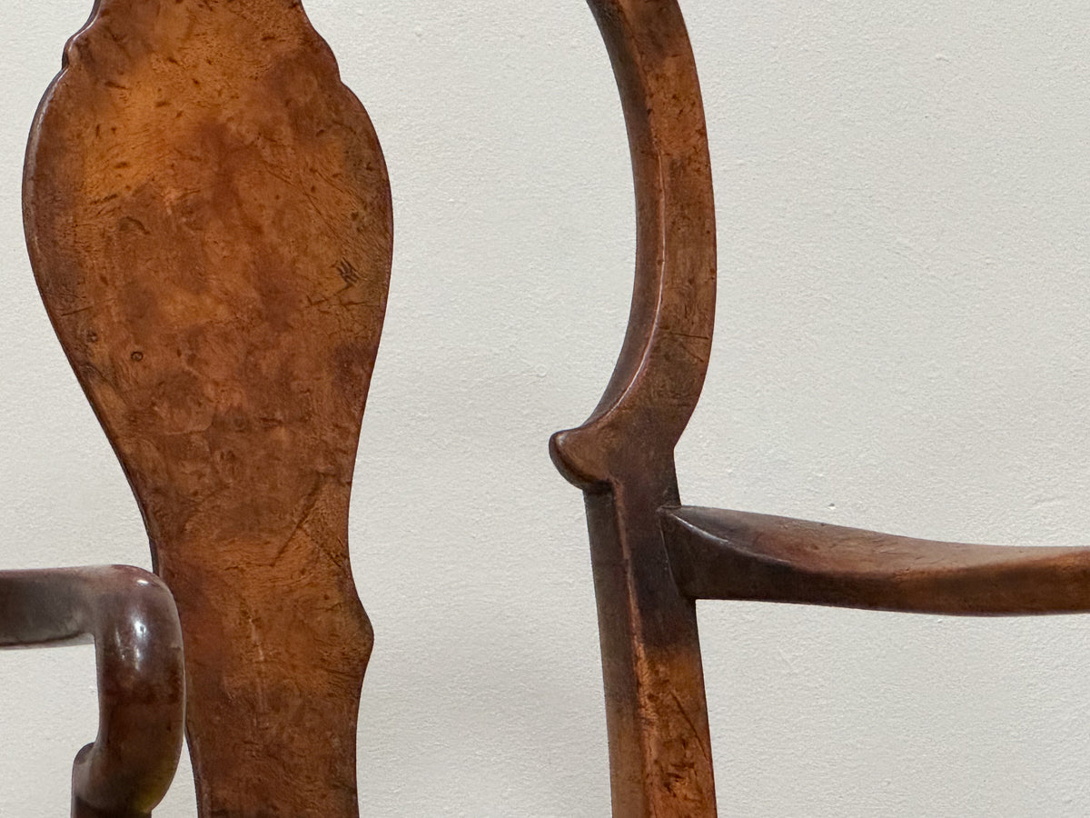 A George I Burr Walnut Child's Chair