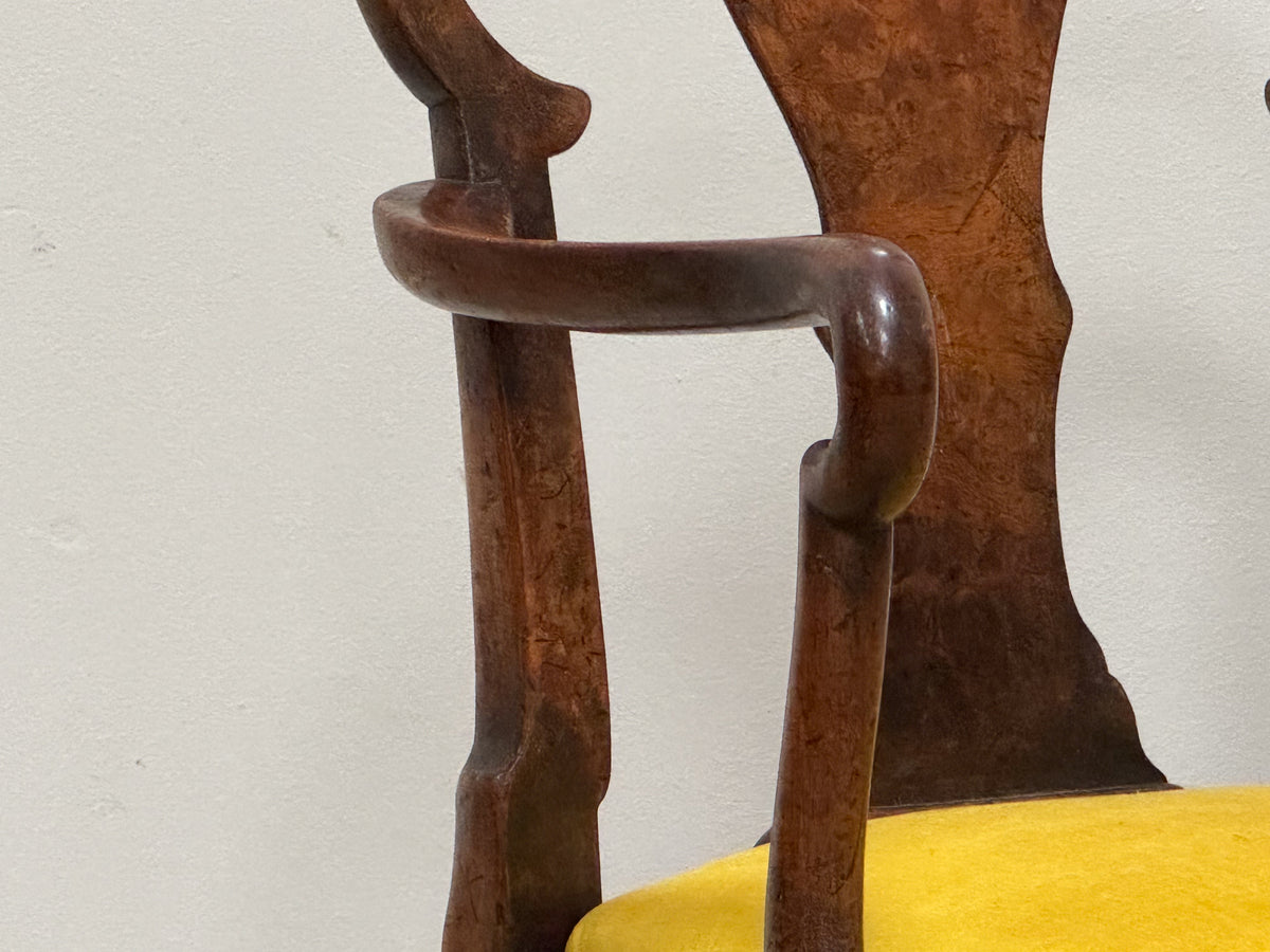 A George I Burr Walnut Child's Chair