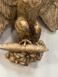 Regency Carved Giltwood Eagle Wall Brackets