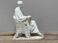 An Early 19th Century Marble Statue of William Wordsworth attributed to John Francis