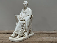 An Early 19th Century Marble Statue of William Wordsworth attributed to John Francis