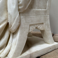 An Early 19th Century Marble Statue of William Wordsworth attributed to John Francis