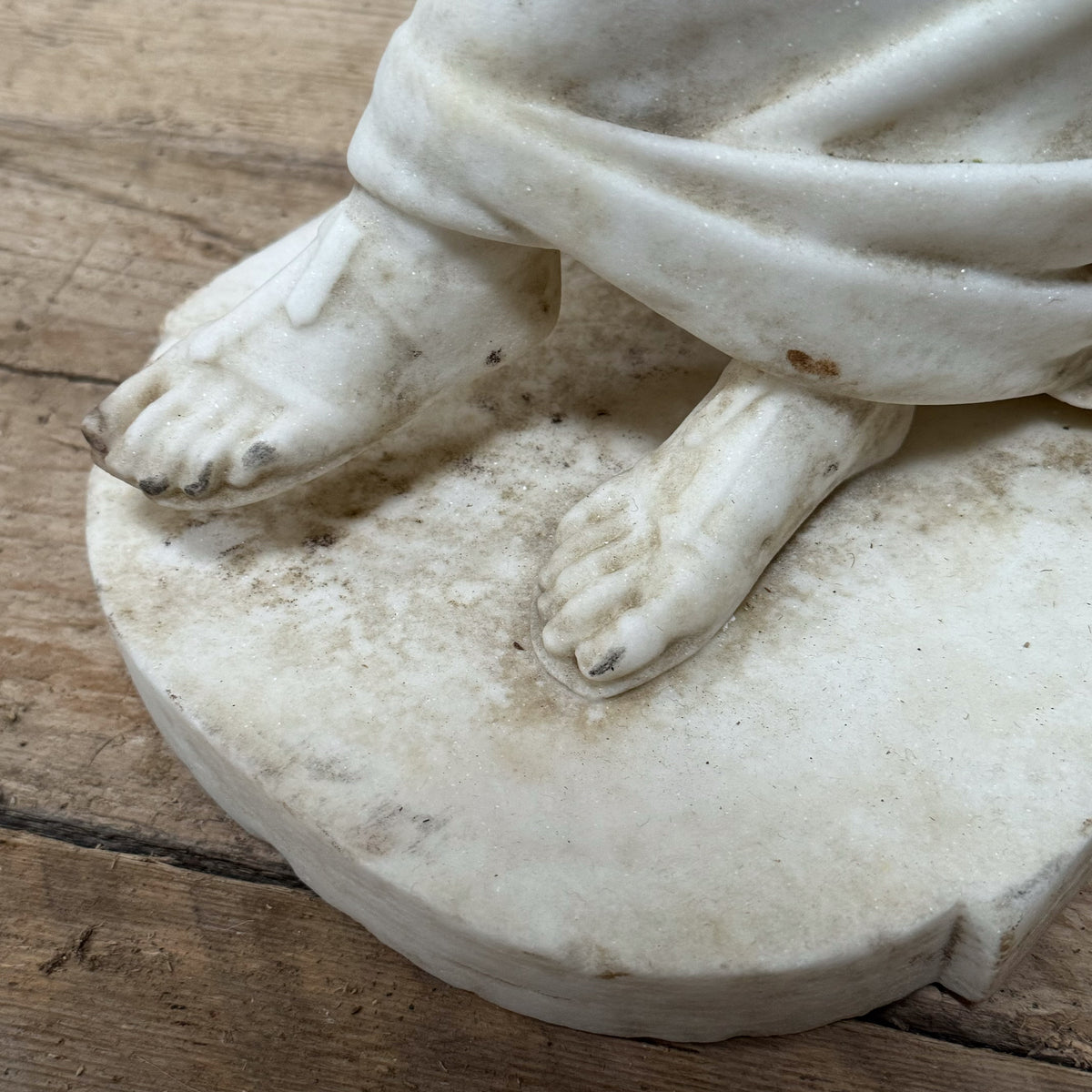 An Early 19th Century Marble Statue of William Wordsworth attributed to John Francis