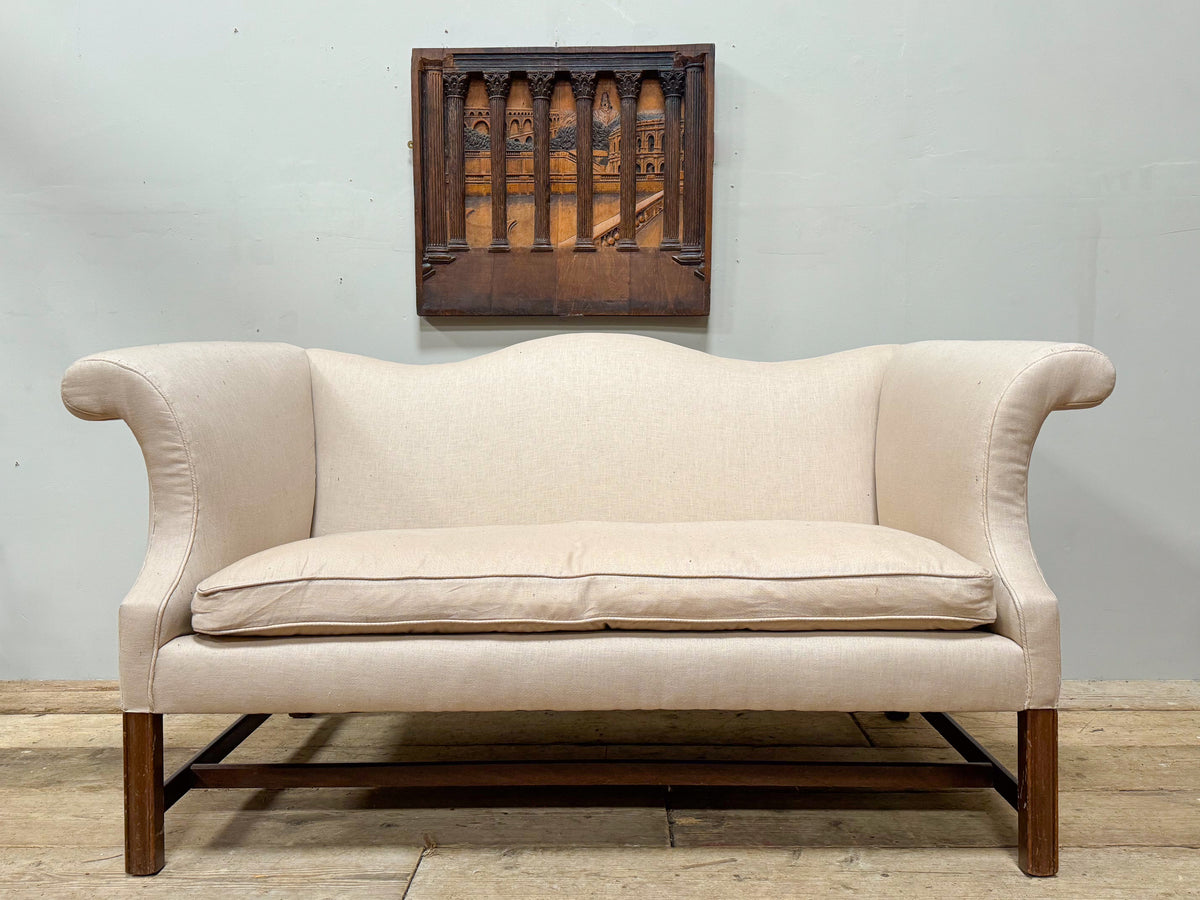 A George III Style Camel Back Sofa