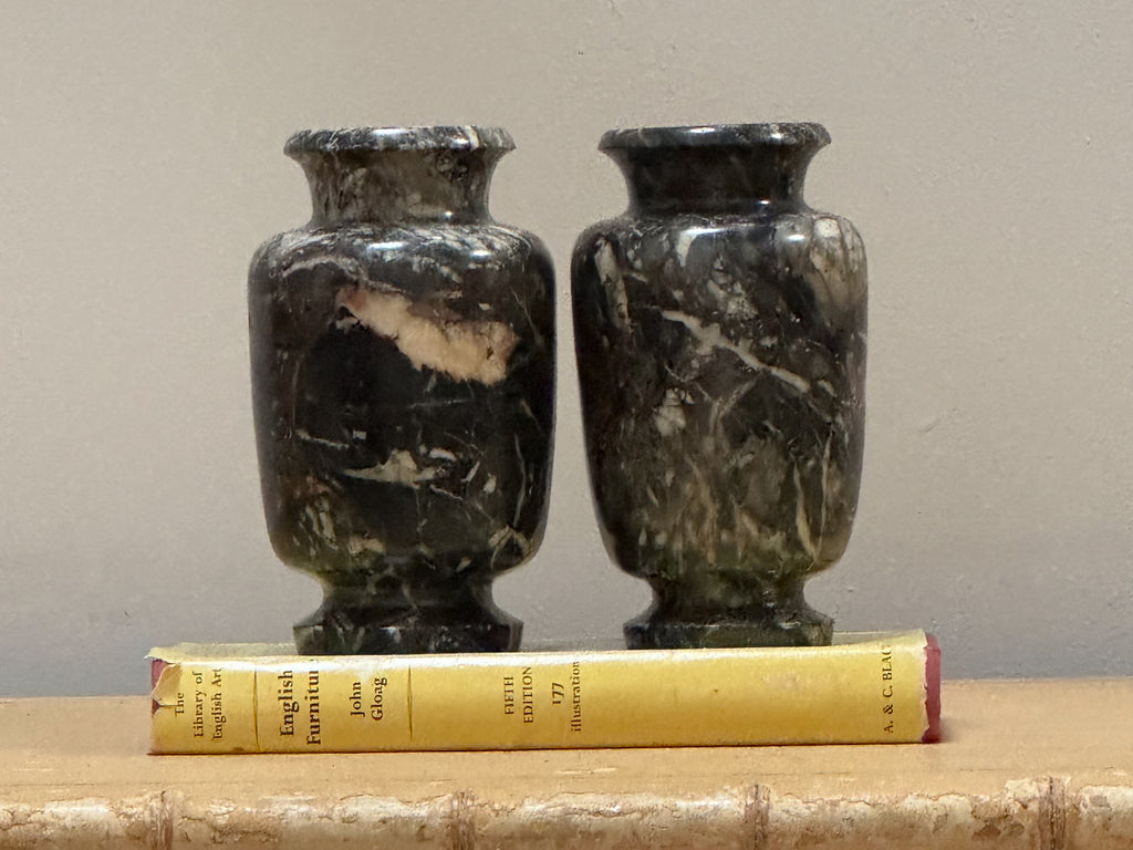 A Pair of Early 19th Century Marble Vessels