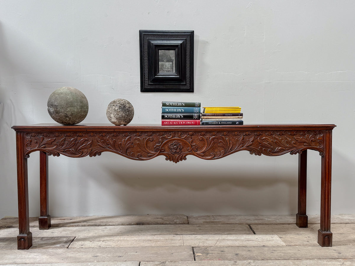 An Irish 18th Century and Later Mahogany Console Table