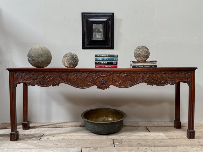 An Irish 18th Century and Later Mahogany Console Table