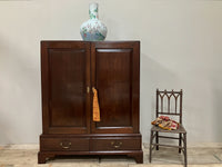 A George II Mahogany Press Cupboard