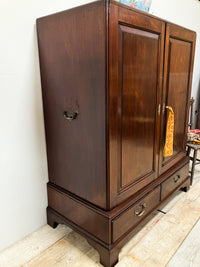 A George II Mahogany Press Cupboard