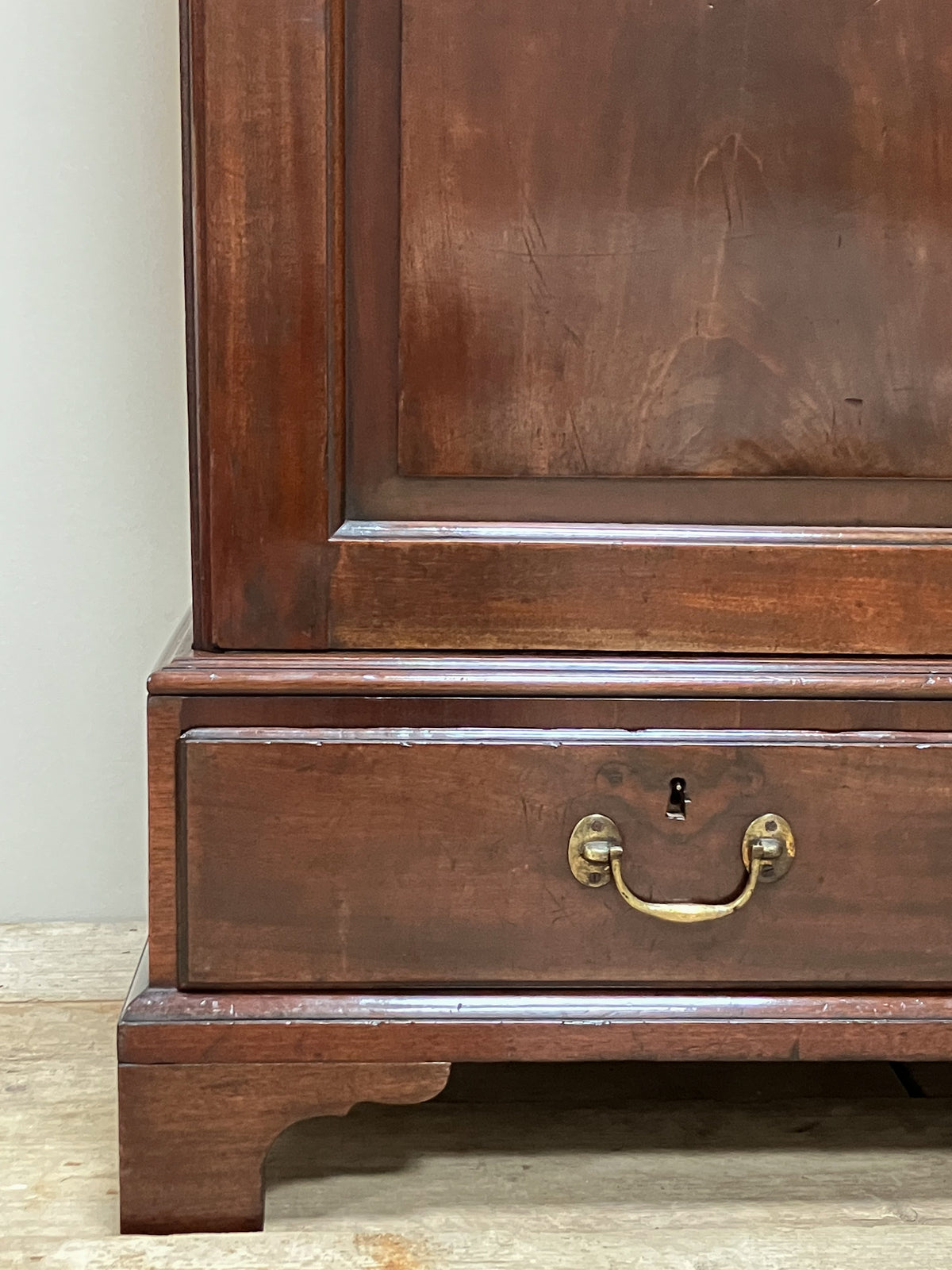 A George II Mahogany Press Cupboard