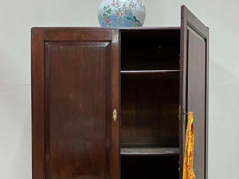 A George II Mahogany Press Cupboard