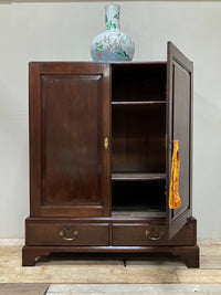 A George II Mahogany Press Cupboard