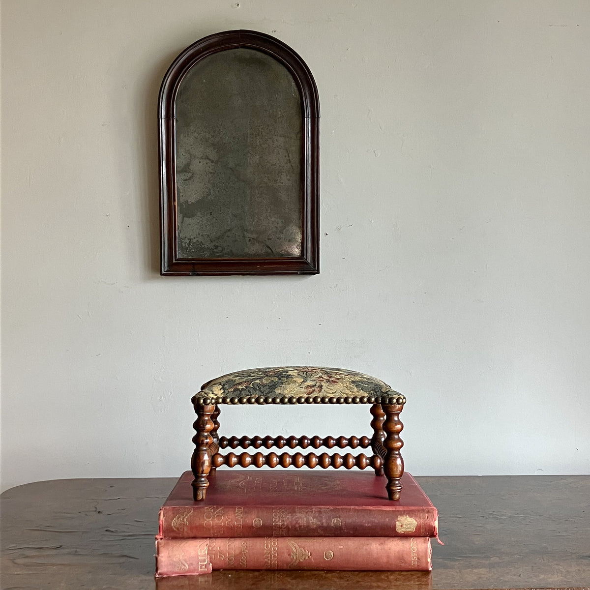 A Mid 19th Century Miniature Bobbin Stool