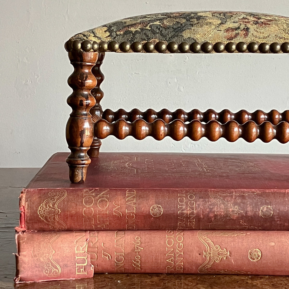 A Mid 19th Century Miniature Bobbin Stool