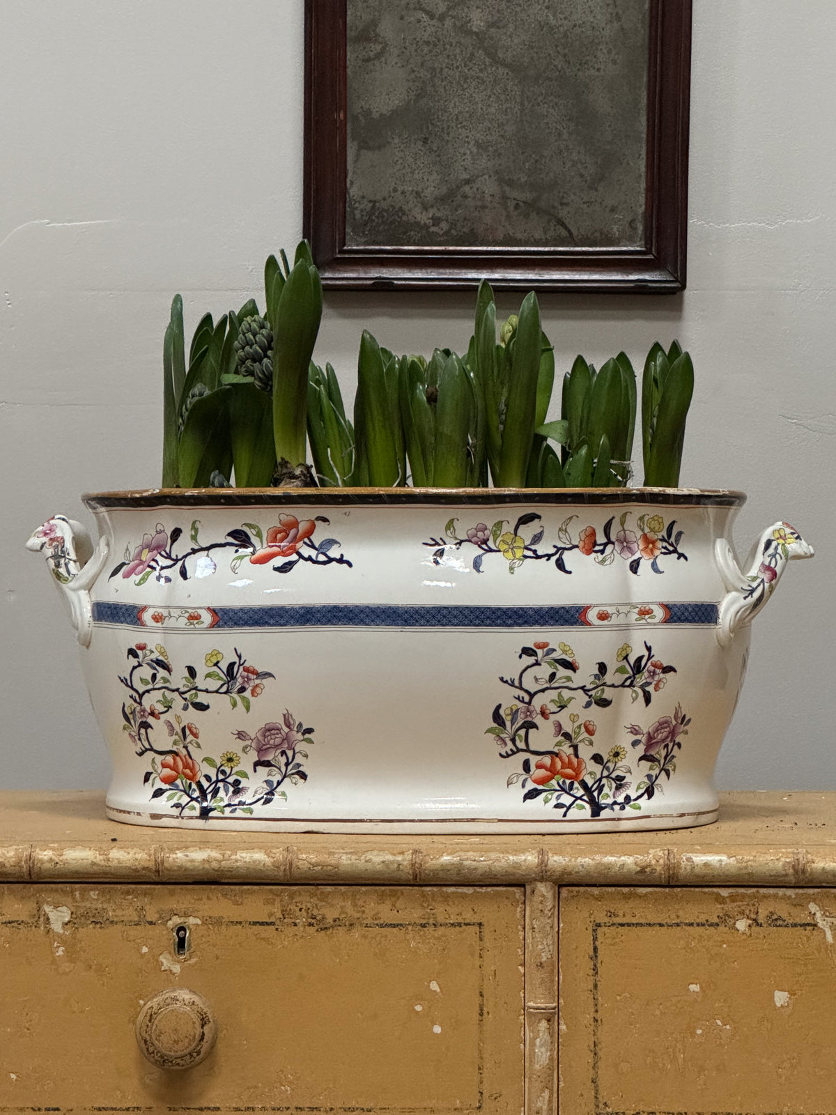 A Mid 19th Century Copeland Porcelain Foot Bath