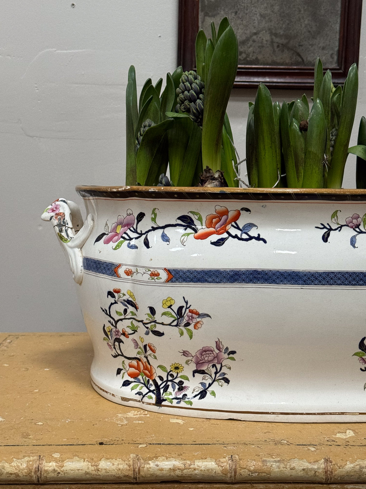 A Mid 19th Century Copeland Porcelain Foot Bath