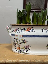 A Mid 19th Century Copeland Porcelain Foot Bath