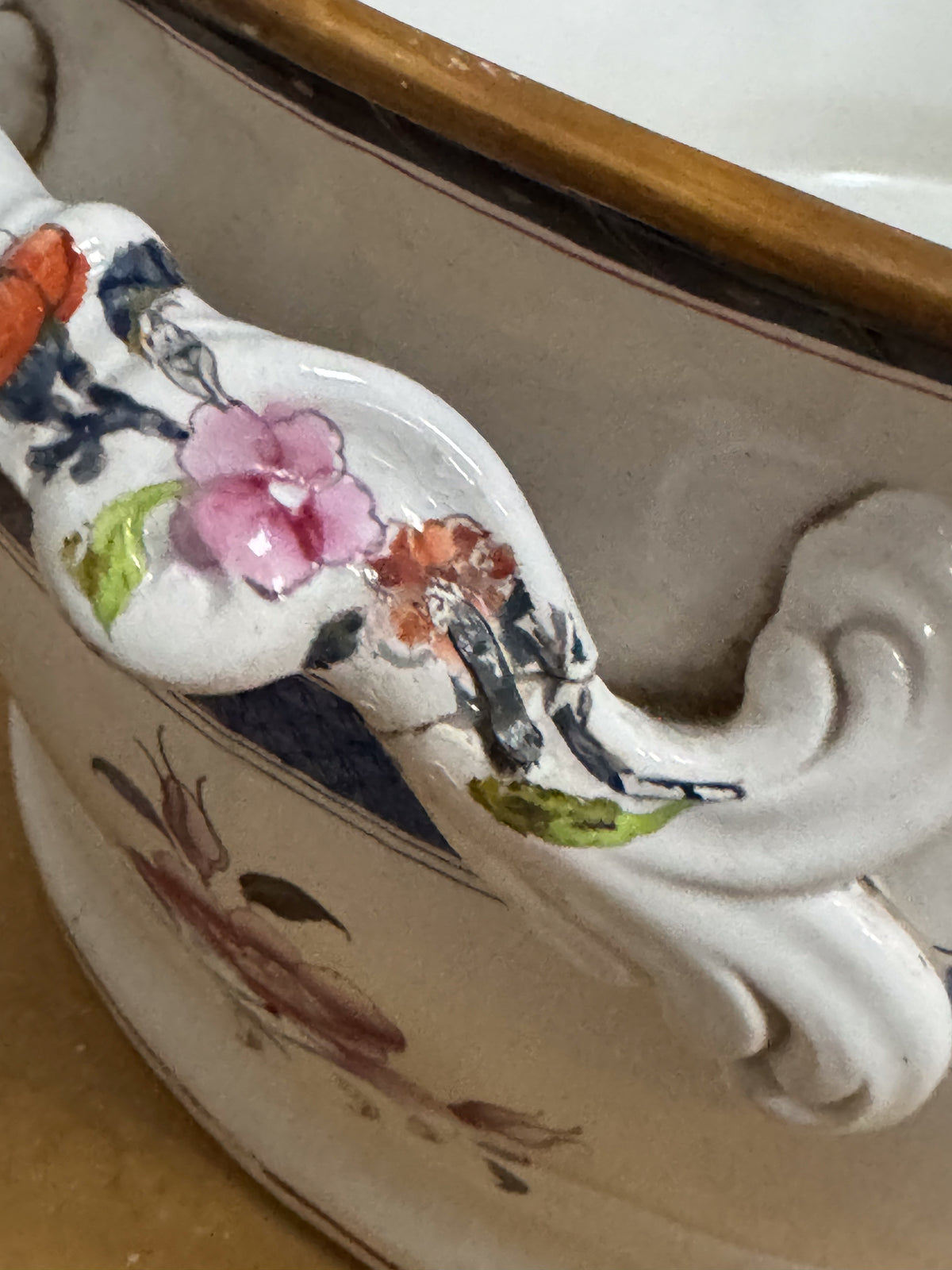 A Mid 19th Century Copeland Porcelain Foot Bath