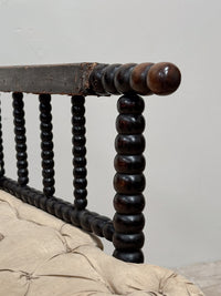 A 19th Century Ebonised Bobbin Chair