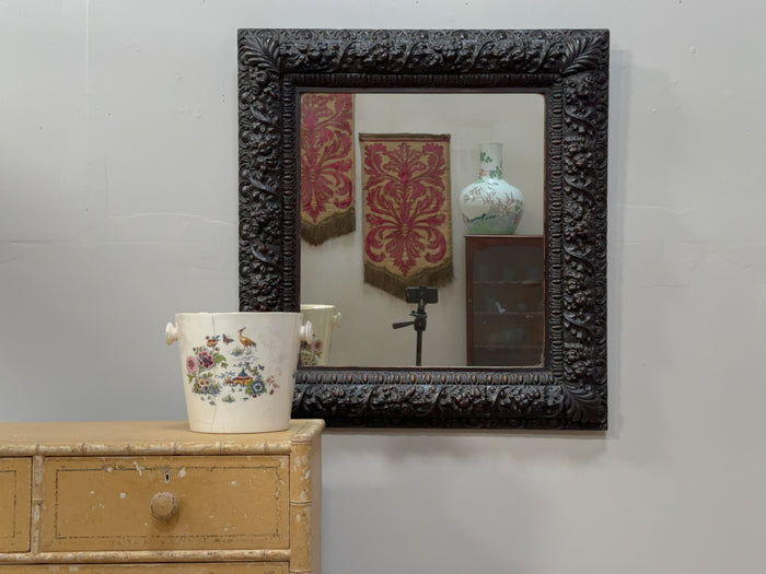 A 19th Century Dutch Walnut Mirror