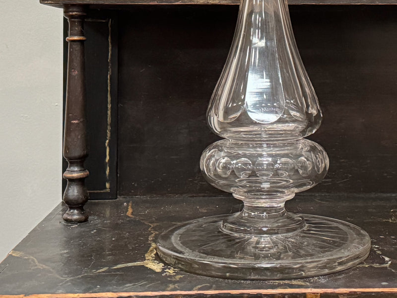 A 19th Century Cut Glass Lamp