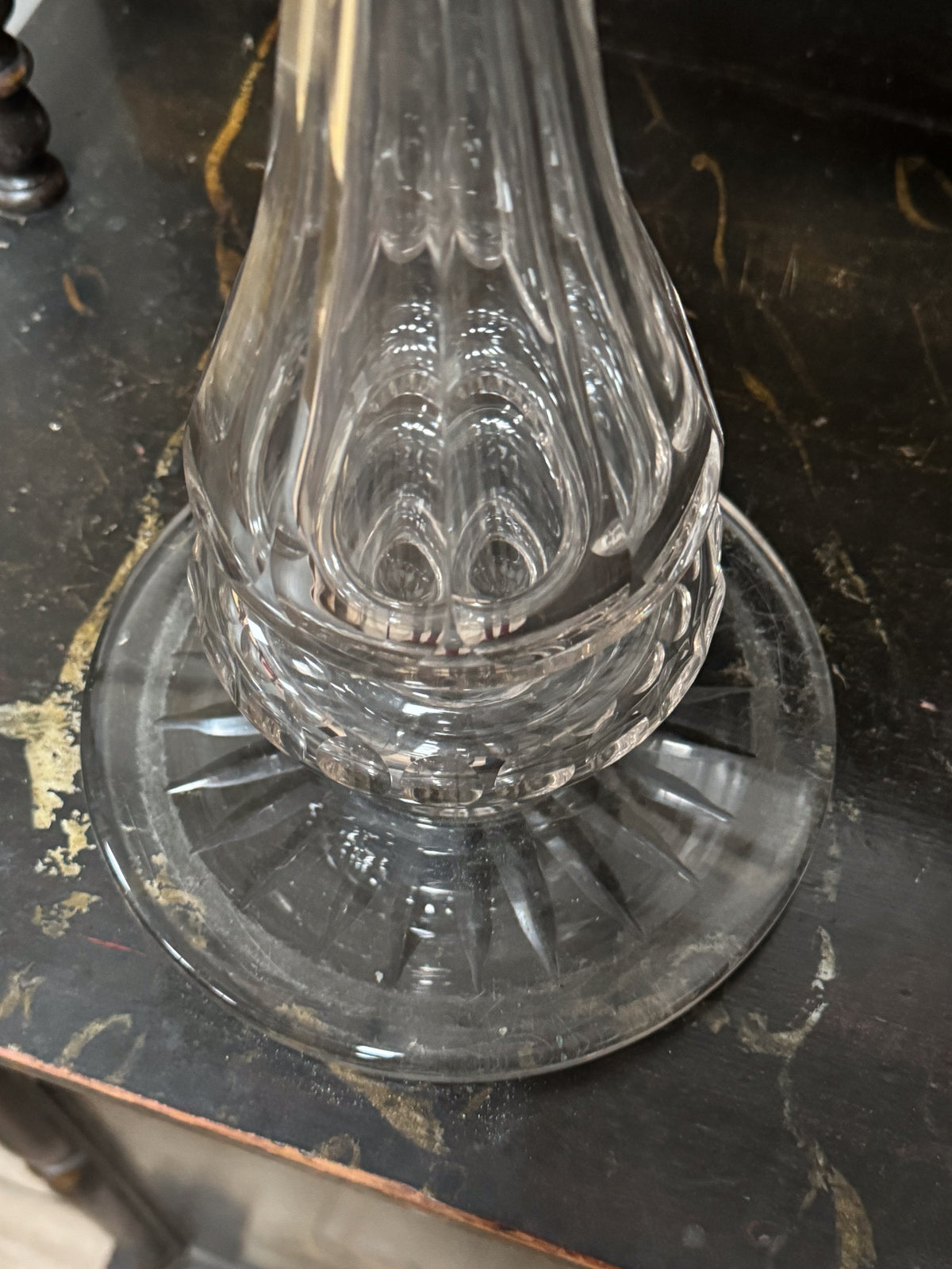 A 19th Century Cut Glass Lamp