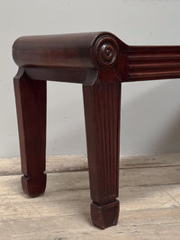 A Regency Mahogany Hall Bench in the manner of Charles Heathcote Tatham