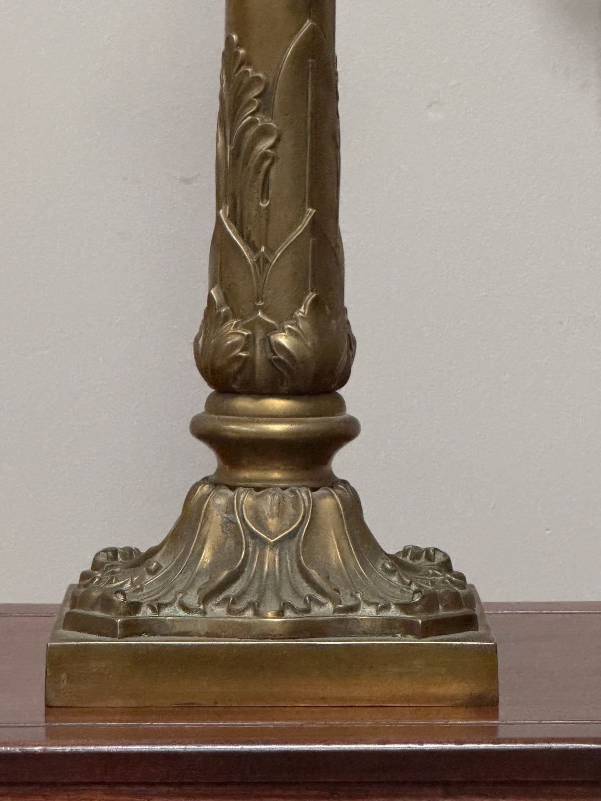 A Mid 19th Century Brass Lamp by Palmer & Co.