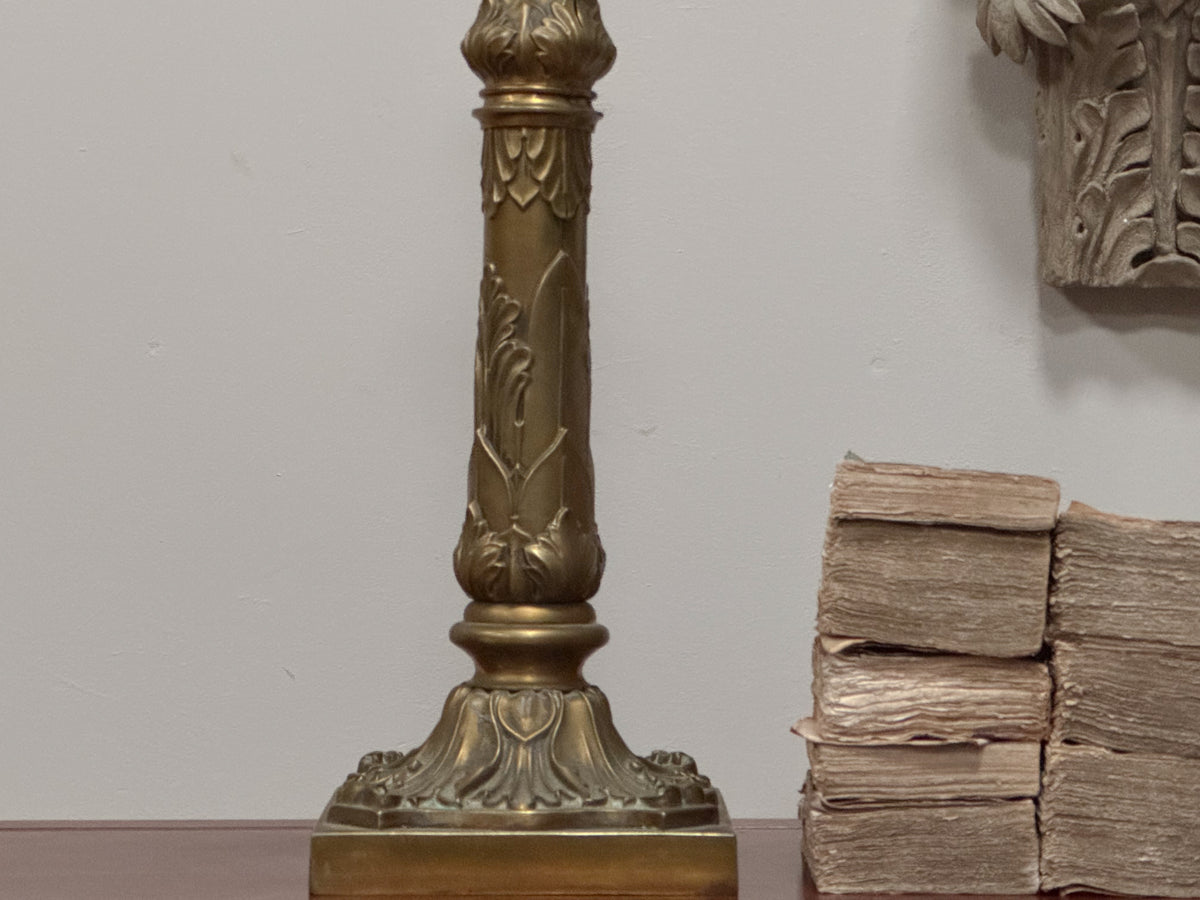 A Mid 19th Century Brass Lamp by Palmer & Co.