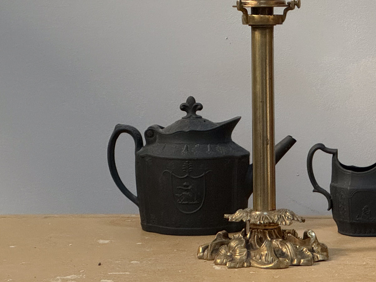 A Pair of Late 19th Century Ormolu Hurricane Lanterns