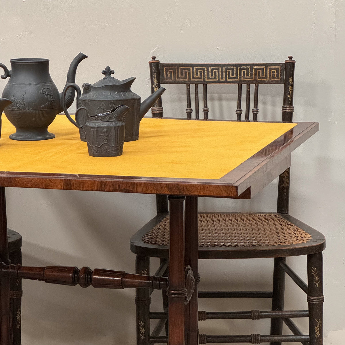 A Late Regency Rosewood Card Table attributed to George Bullock